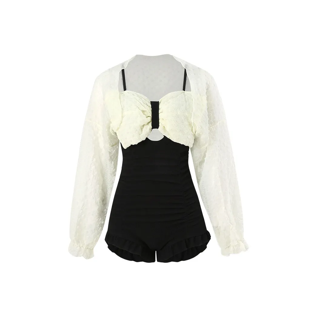 CHARM PICK Ван-Пис Купальник Женский Черный