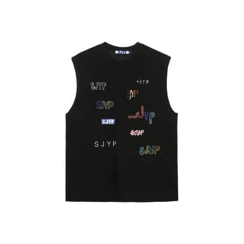 SJYP Черные Женские Футболки