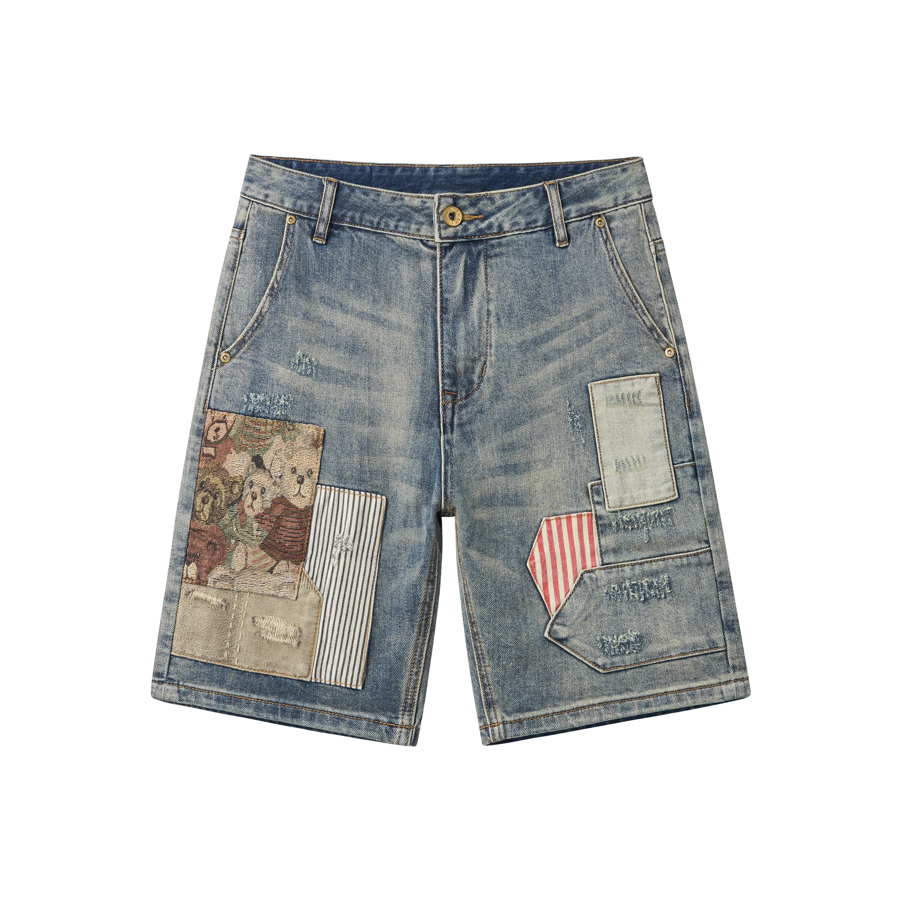 AUTOMOBILI LAMBORGHINI Джинсовые шорты Унисекс