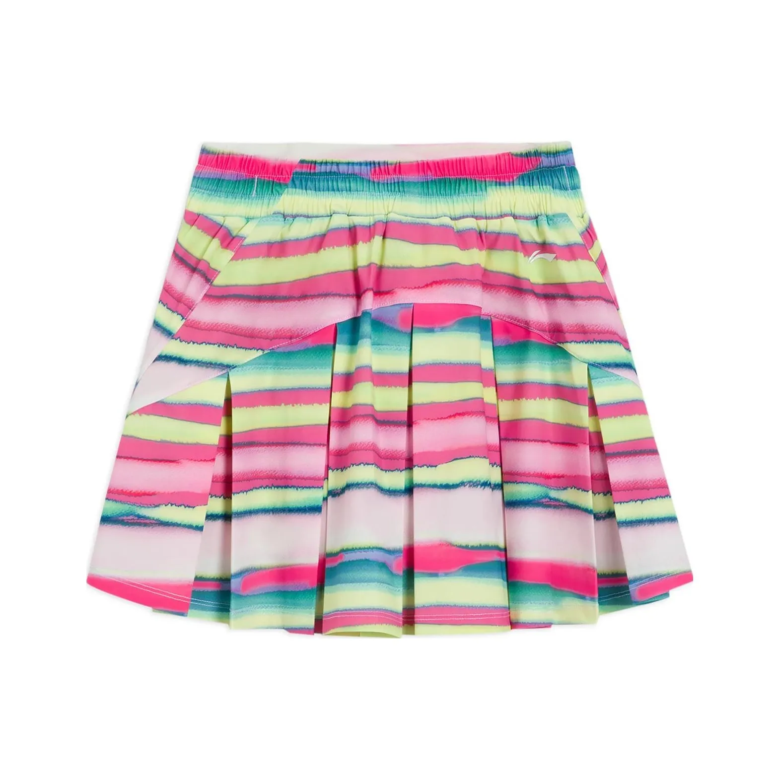 LINING YOUNG Юбка Бег Фиолетовый Зеленый Синий Полосатый Детский
