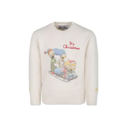 MC2 Saint Barth Белый Kids Свитеры