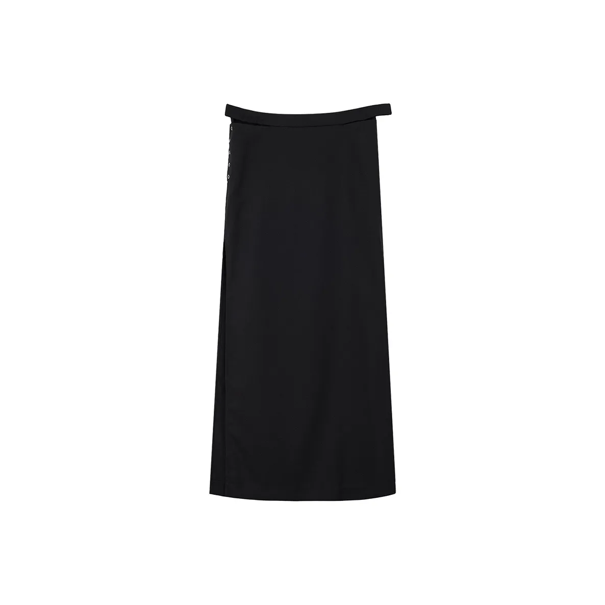 NancyCavally Повседневный Длинный Юбка Женские Черный