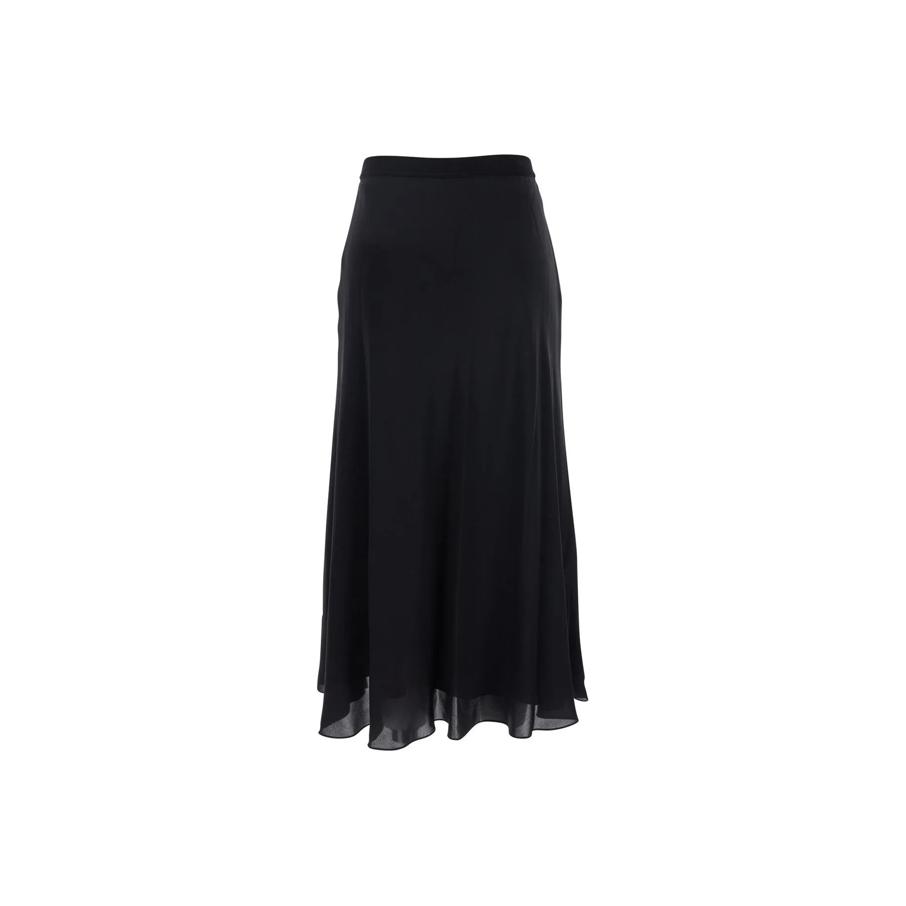 THEORY Georgette Pull On Midi Skirt