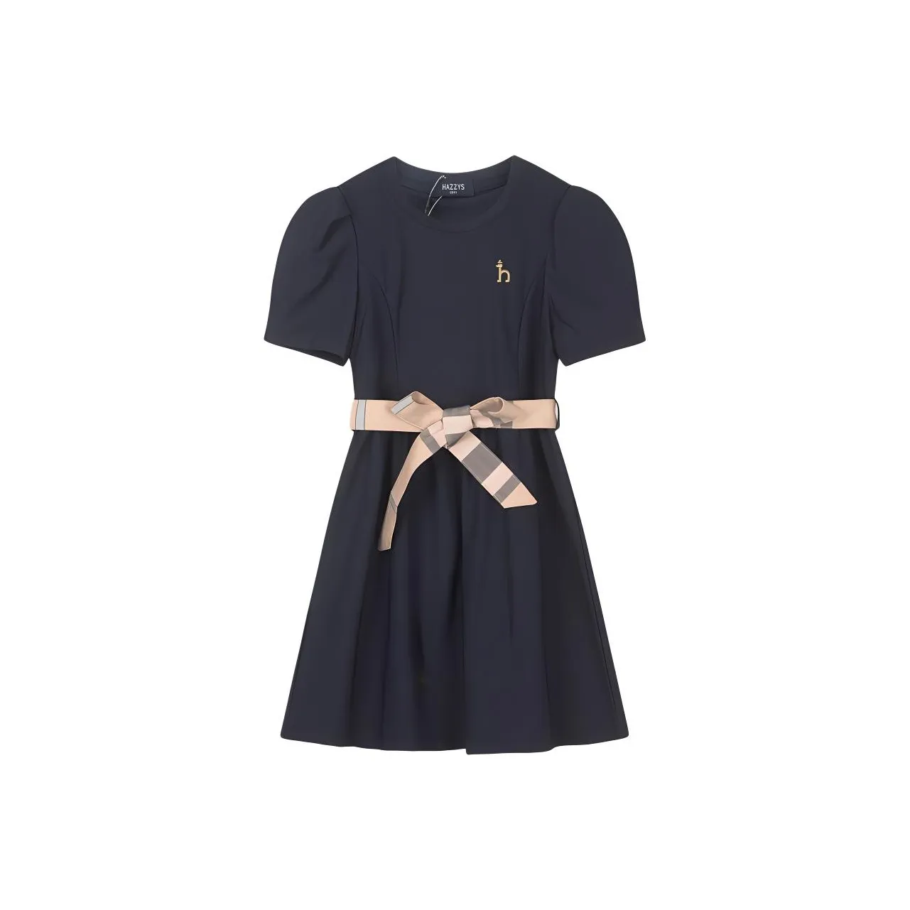 HAZZYS Детское платье темно-синего цвета