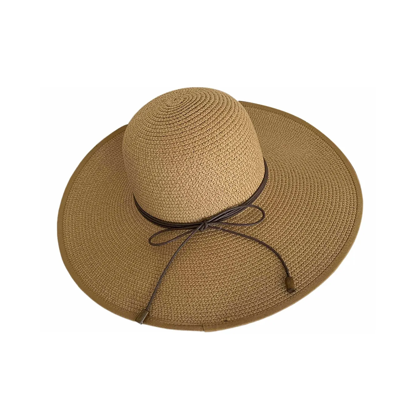 Youyoulan Соломенная плетеная шляпа с защитой от солнца для женщин