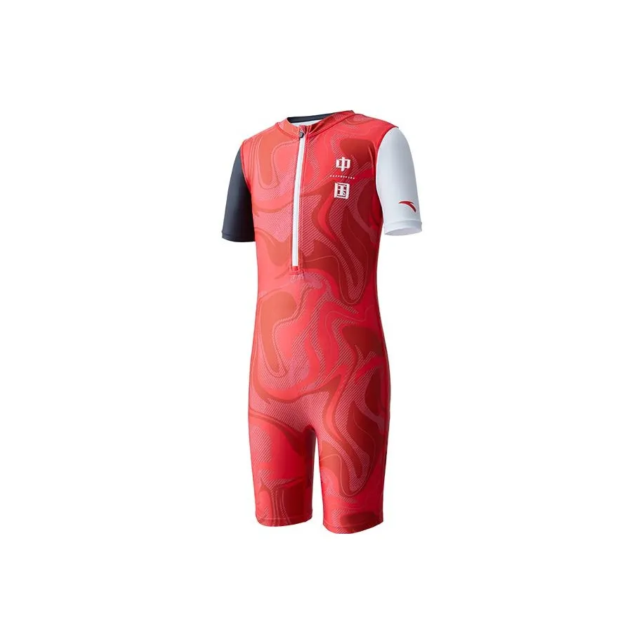 Antakids Детский купальник Racing красный для малышей