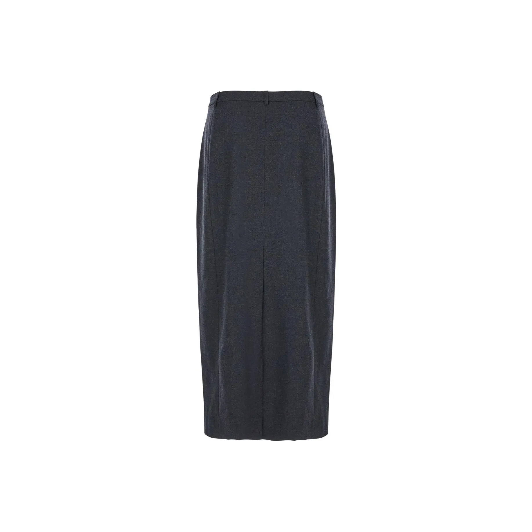 THEORY High Rise Straight Leg Maxi Skirt