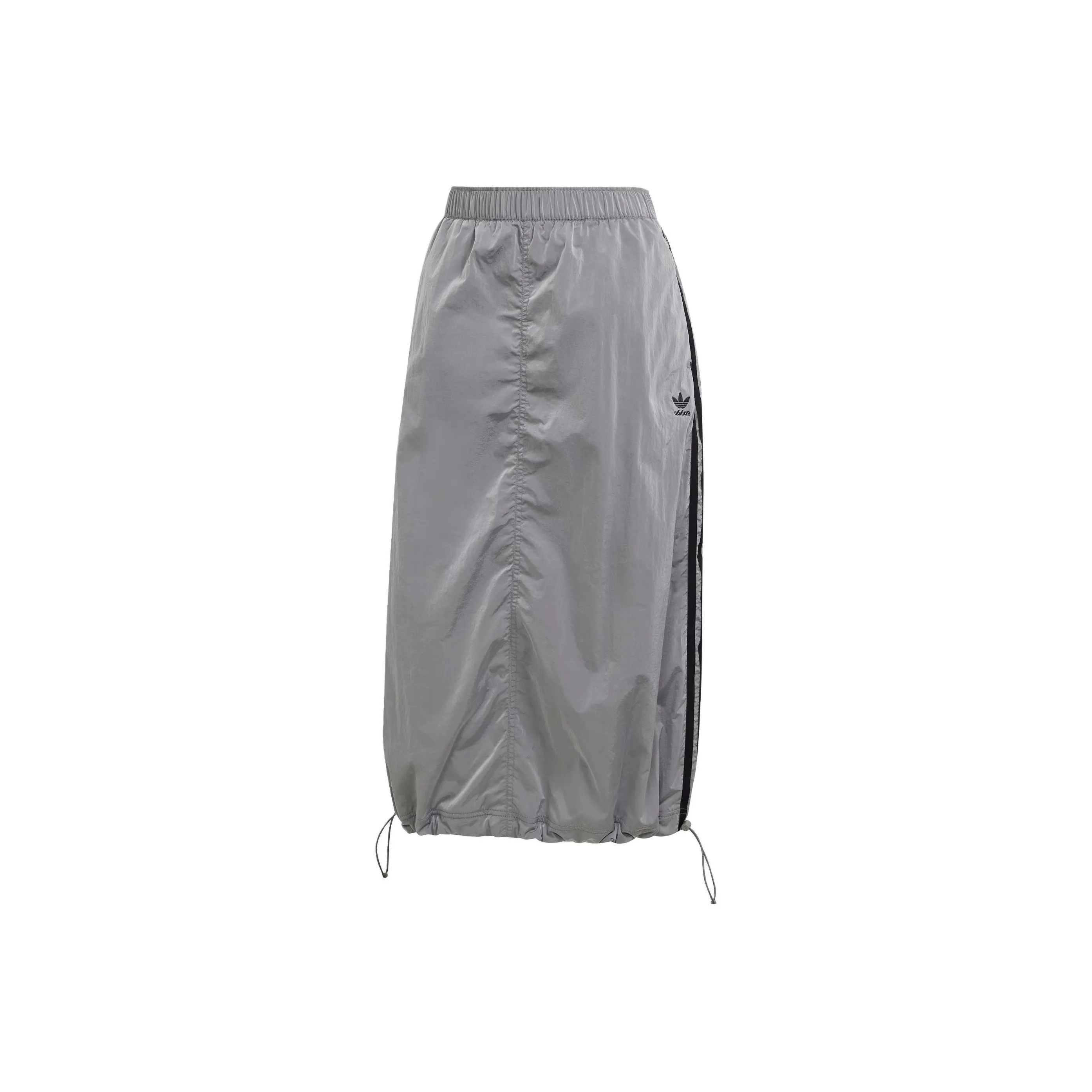 Adidas Originals ADICOLORMidi WOVEN NYLON SKIRT Casual Long Skirts Women's Pure Ice Gray
