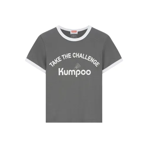 KUMPOO Темно-серый Женские Бадминтонные Джерси