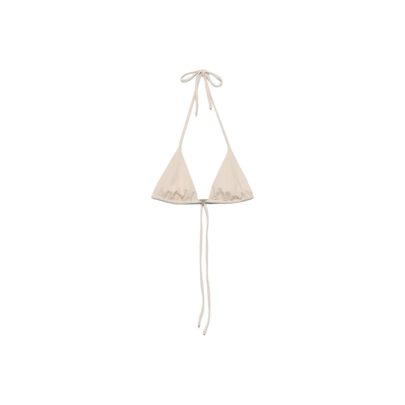PRADA Rhinestone embellished Triangle Bikini Top