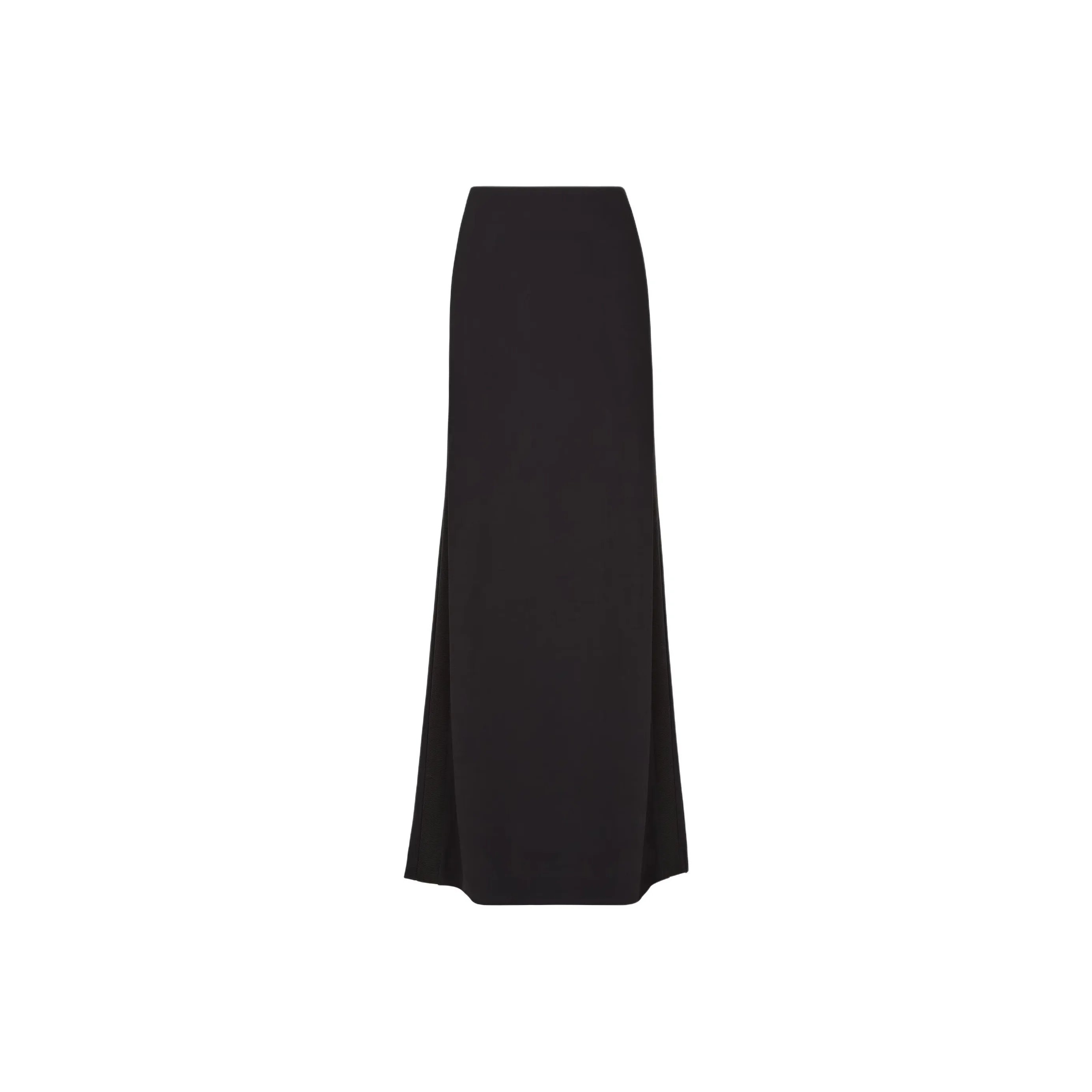 FENDI Logo Embroidered Back Slit Long Skirt