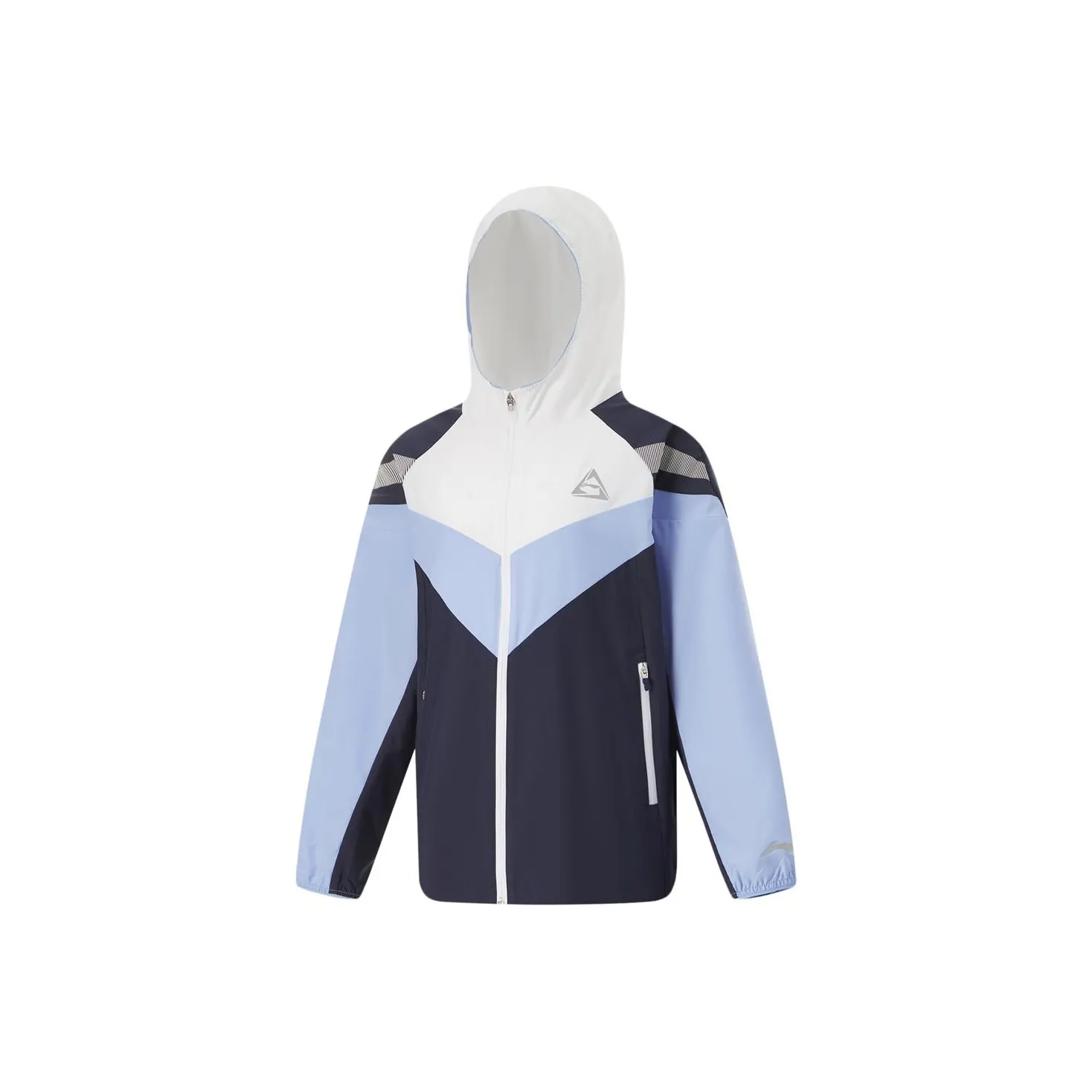 LINING YOUNG Куртка Темно-синий Снежно-синий Стандартный Белый Детский