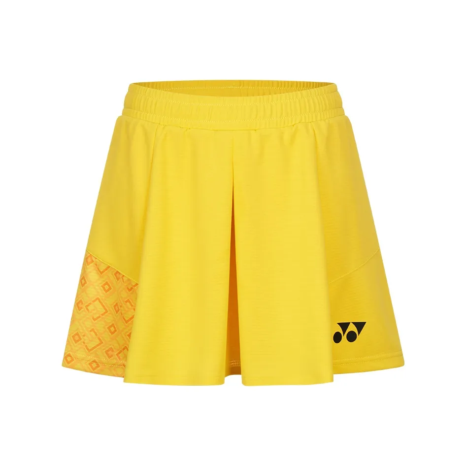 YONEX Sports Shorts Women's Begonia Flower Yellow
