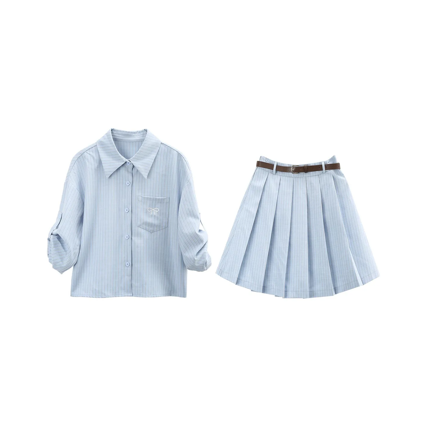 A Paradise For Awakening Skirt Set Women's Blue