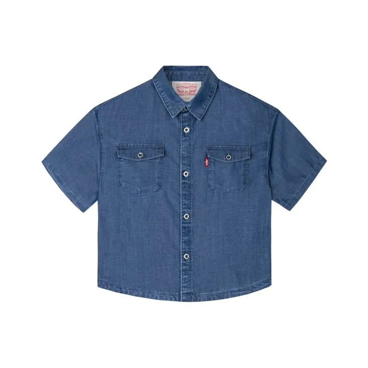 Levi's Детские джинсовые рубашки Лето