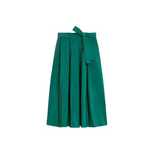 WEEKEND MaxMara Зеленая Женская Повседневная Длинная Юбка