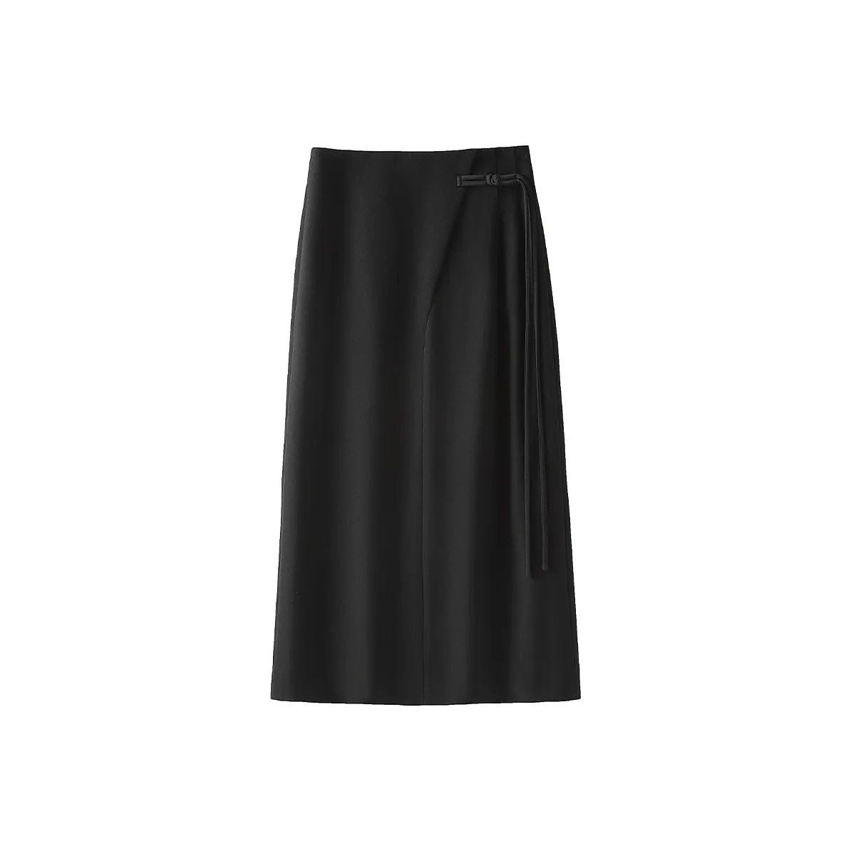 Cypress House Повседневный Длинный Юбка Женские Черный