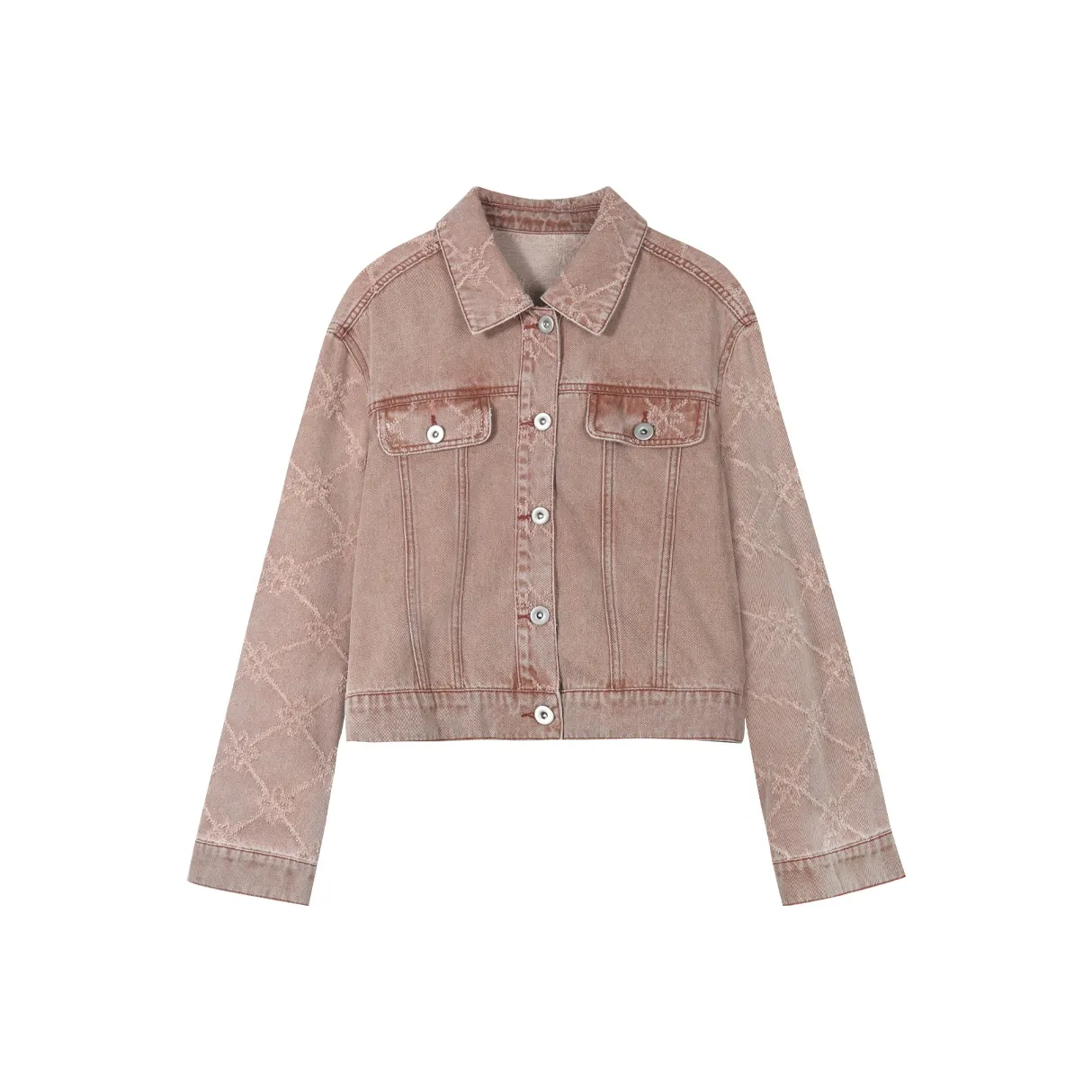 MISHOW Denim Jacket Women's Pink