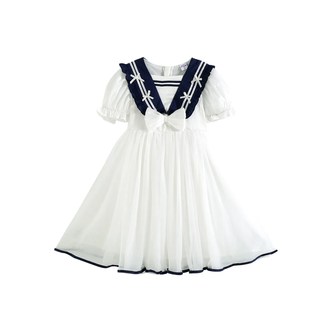 FAIRWHALE Детское платье натуральный белый для детей 3-7 лет