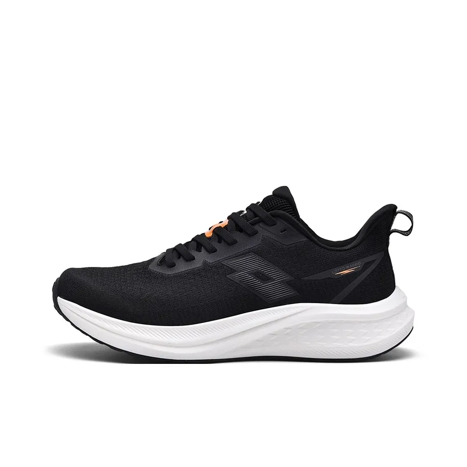 LOTTO Shock Absorbing Anti-slip Wear-resistant Breathable and Lightweight Low-Top Running Shoes Men's Black