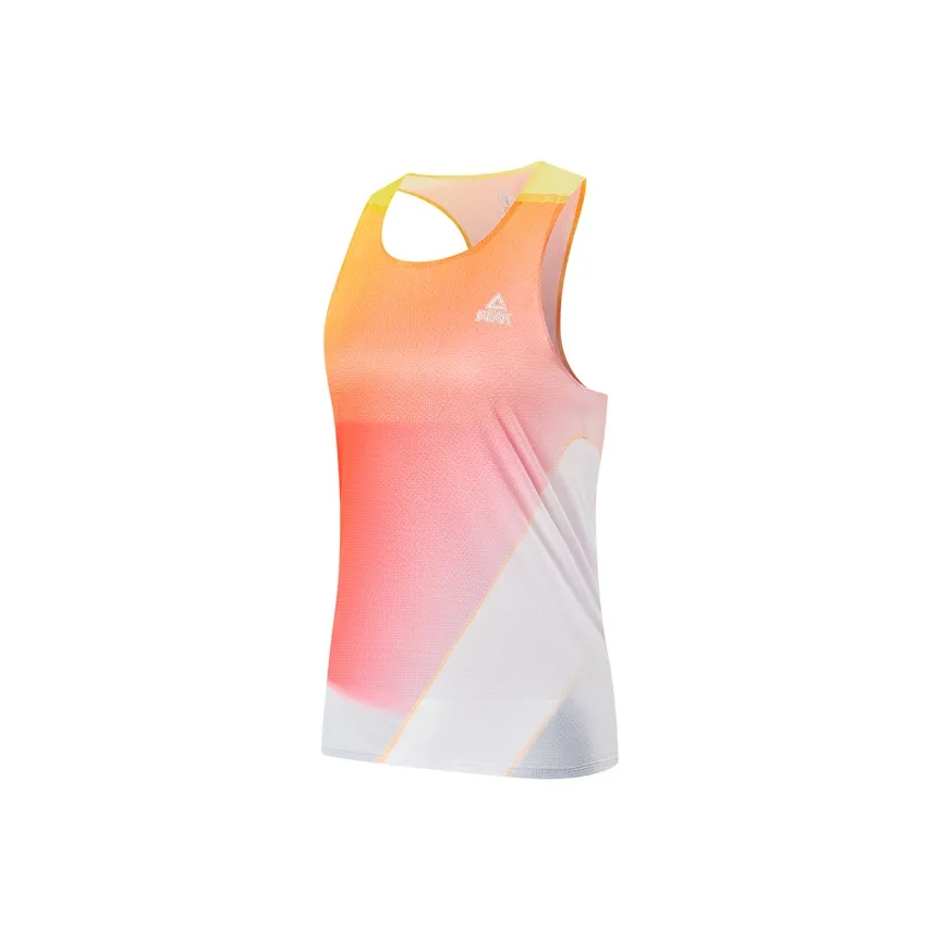 PEAK Бег Майка Женские AUTUMN Оранжевый