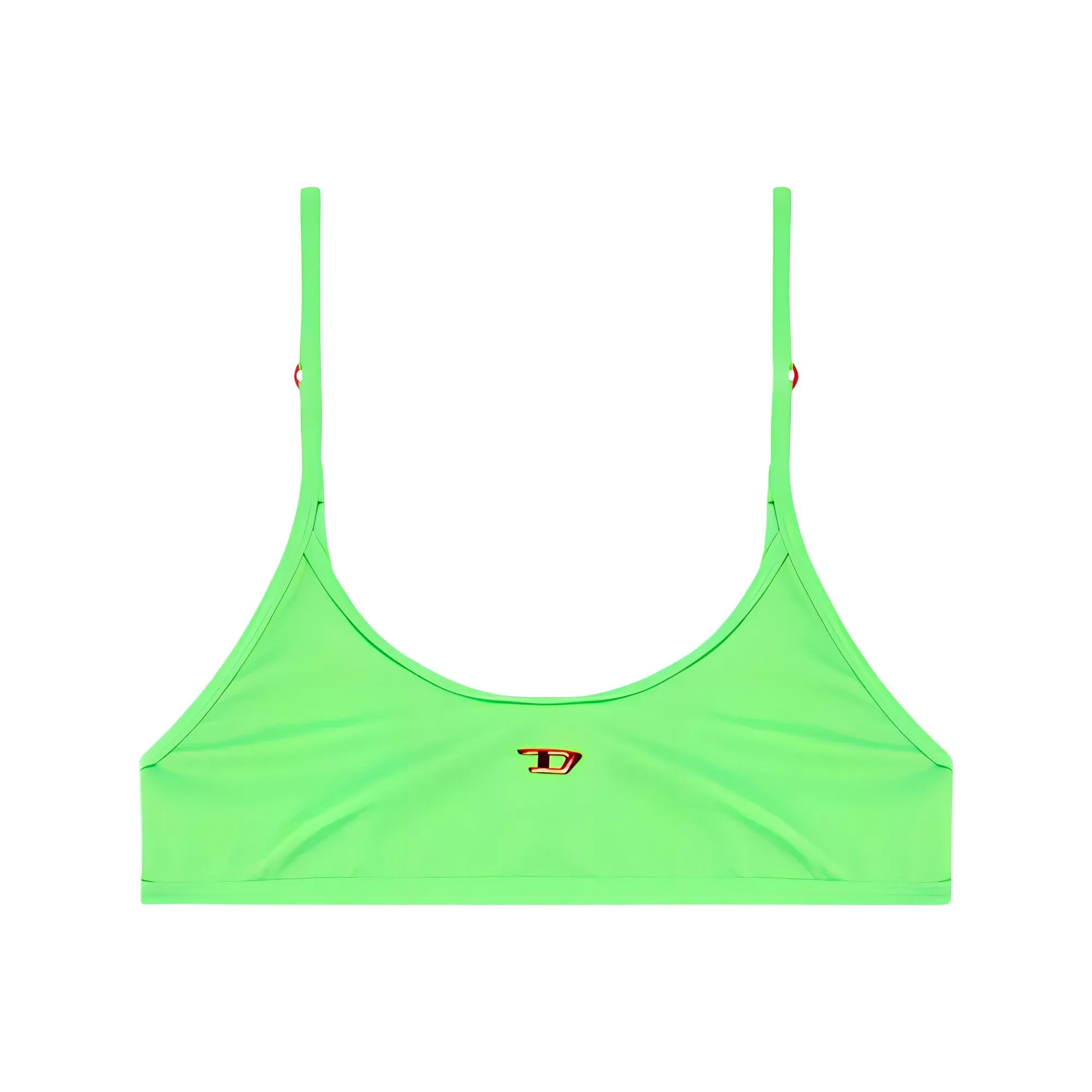DIESEL Nala Logo appliqué Bikini Top