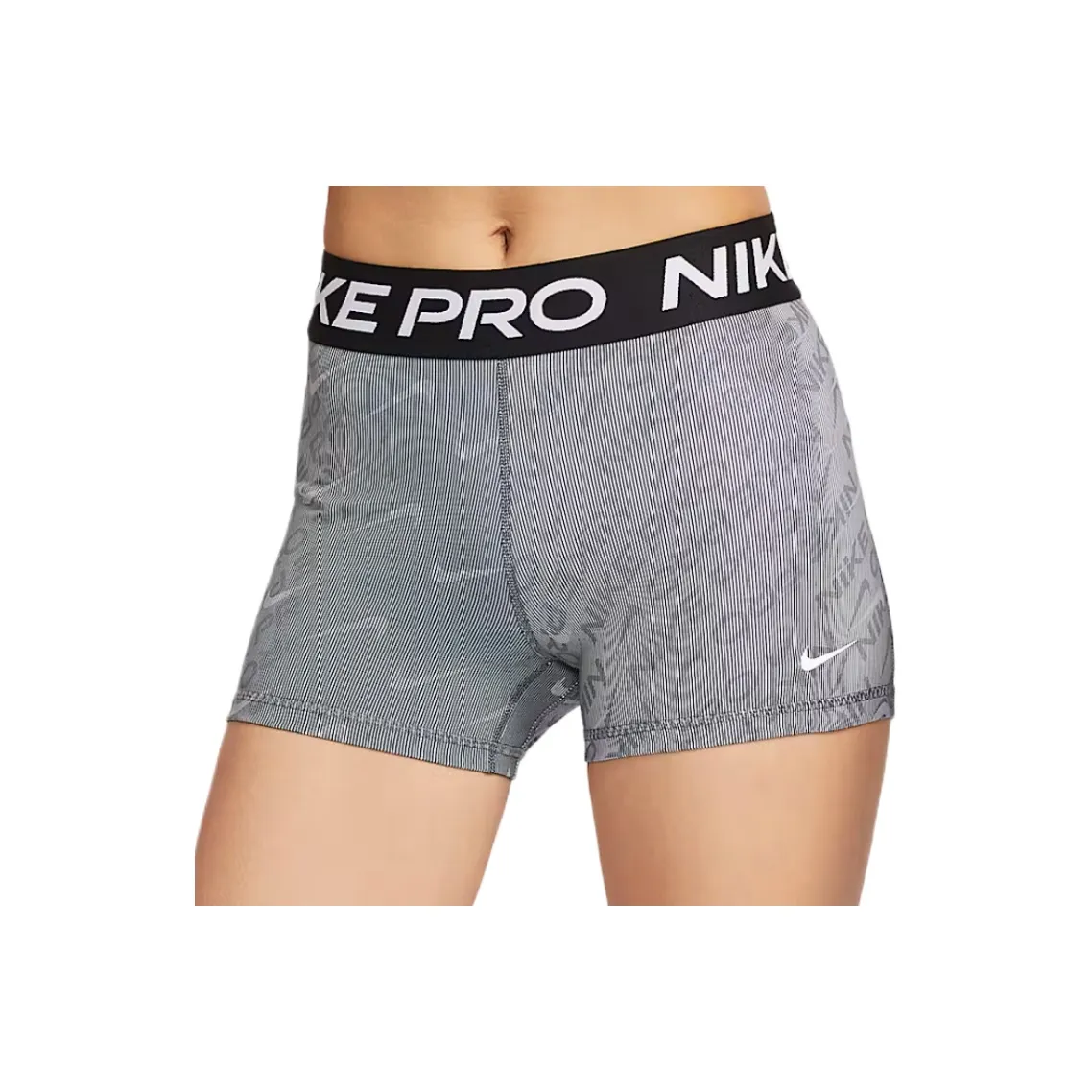 Nike Pro Велосипедные брюки Женские Черный Белый