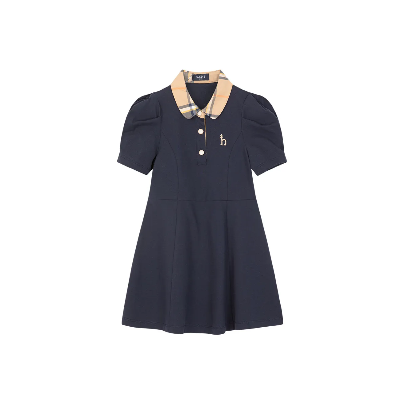 HAZZYS Детское платье темно-синего цвета