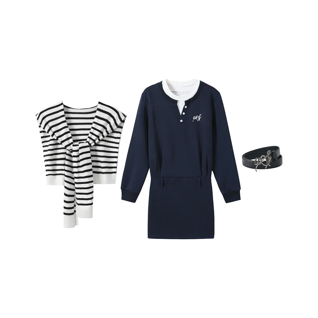 PAZZO Two Piece Skirt Sets Women's