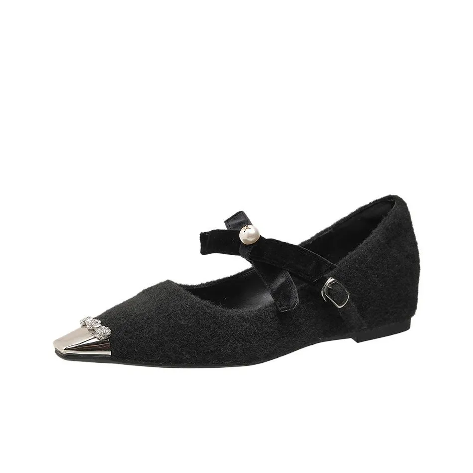 City Camel Плоская подошва Туфли Мэри Джейн Женские