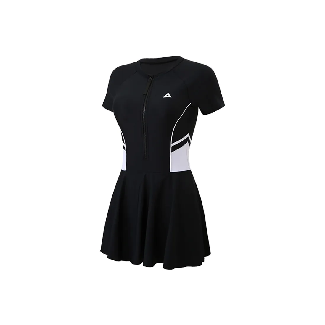 PEAK Ван-Пис Купальник Женские Черный Белый