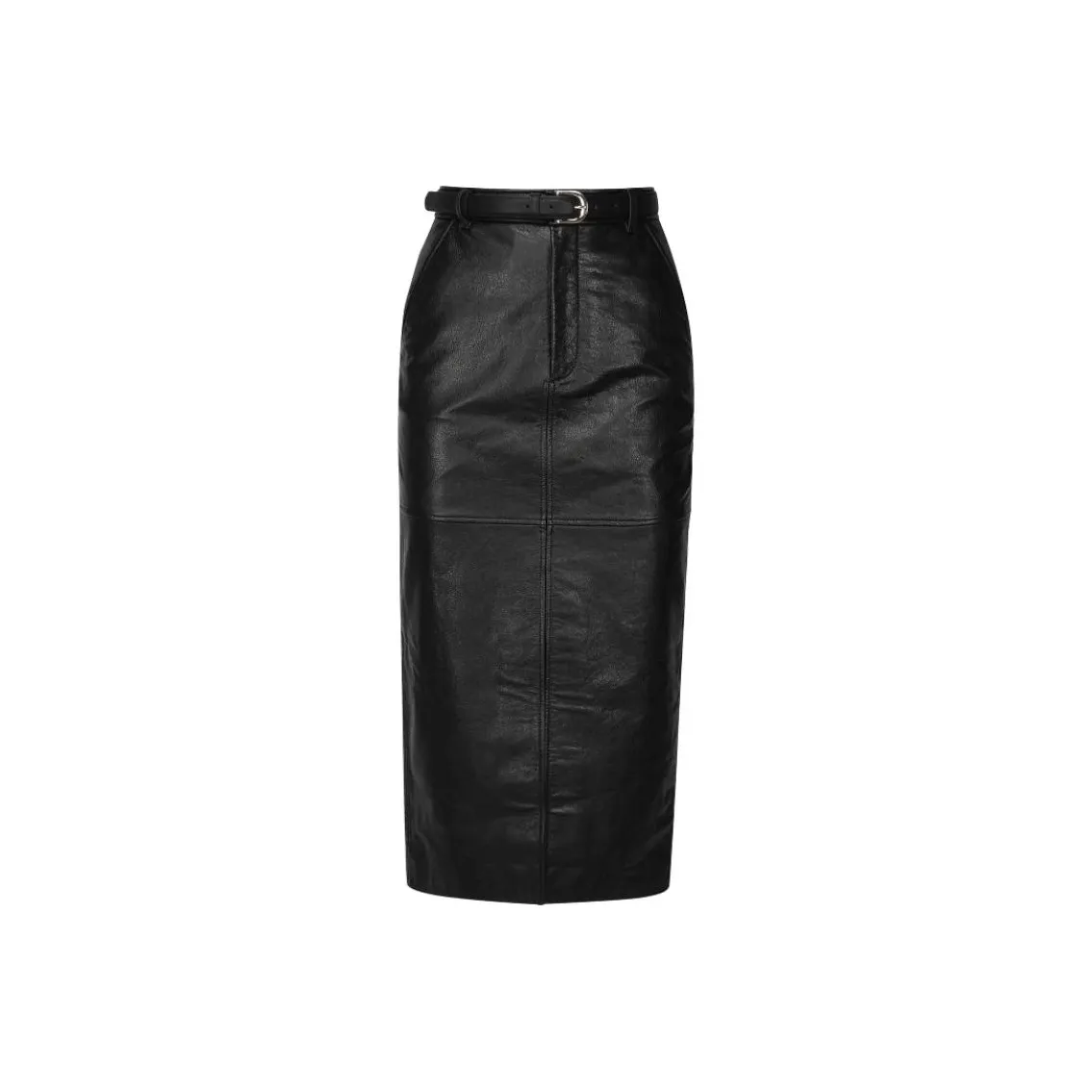 Self portrait Leather Midi Skirt
