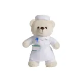Nurse 곰돌이 가운 베이지