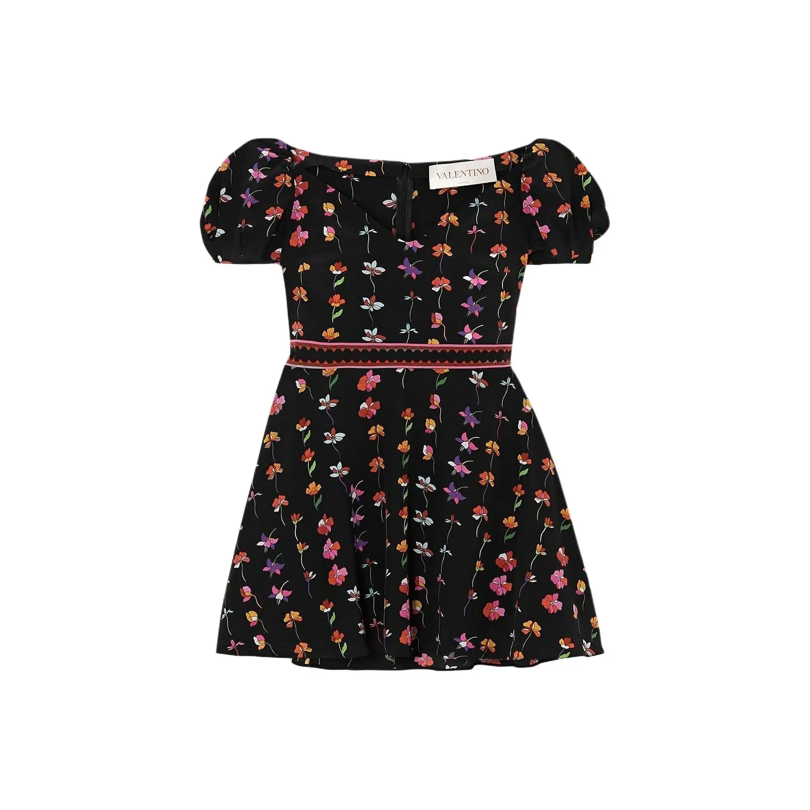 Valentino Short Sleeved Dress Women's Black