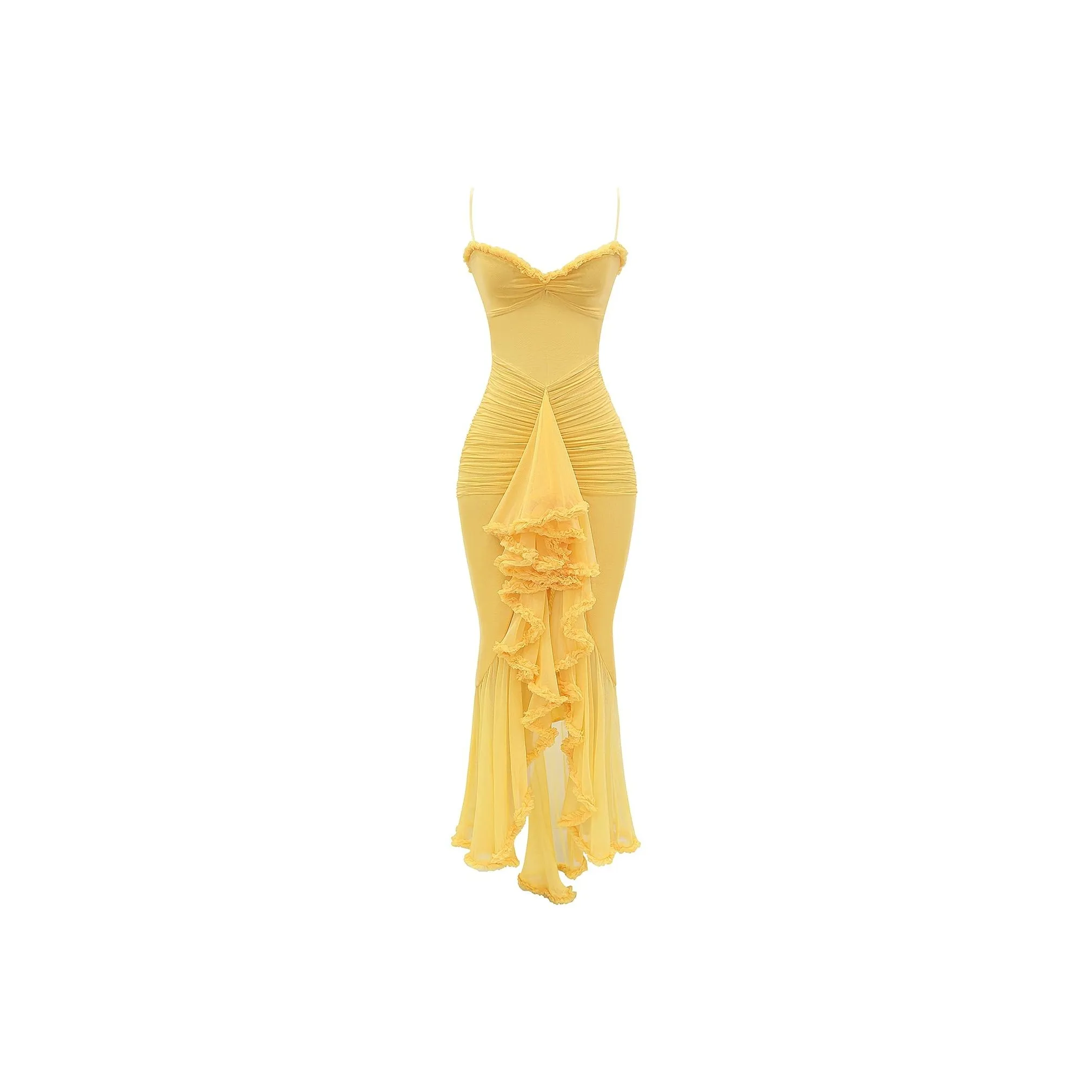 HOUSE OF CB GABBI Evening Dress Women's Apricot/Apricot