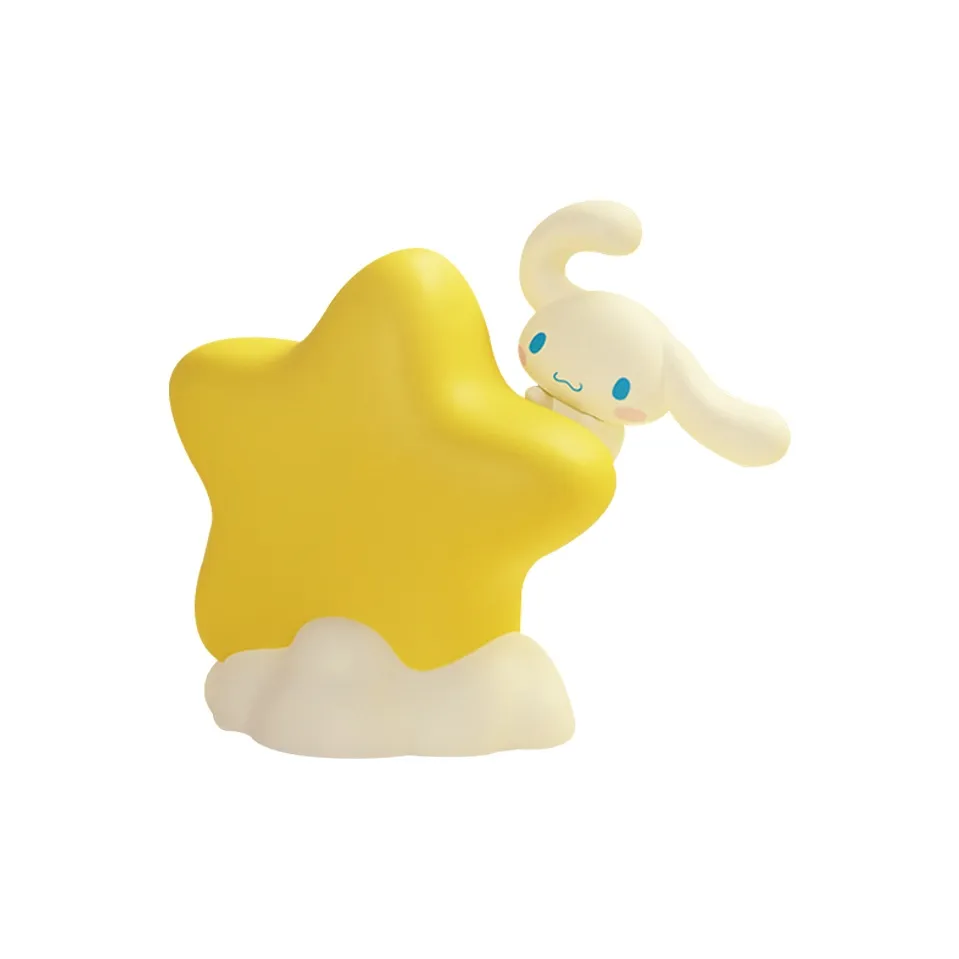 Санрио Звезды Ночник Kuromi Cinnamoroll Покаччо Подставка для Лампы на Кровати Игрушки