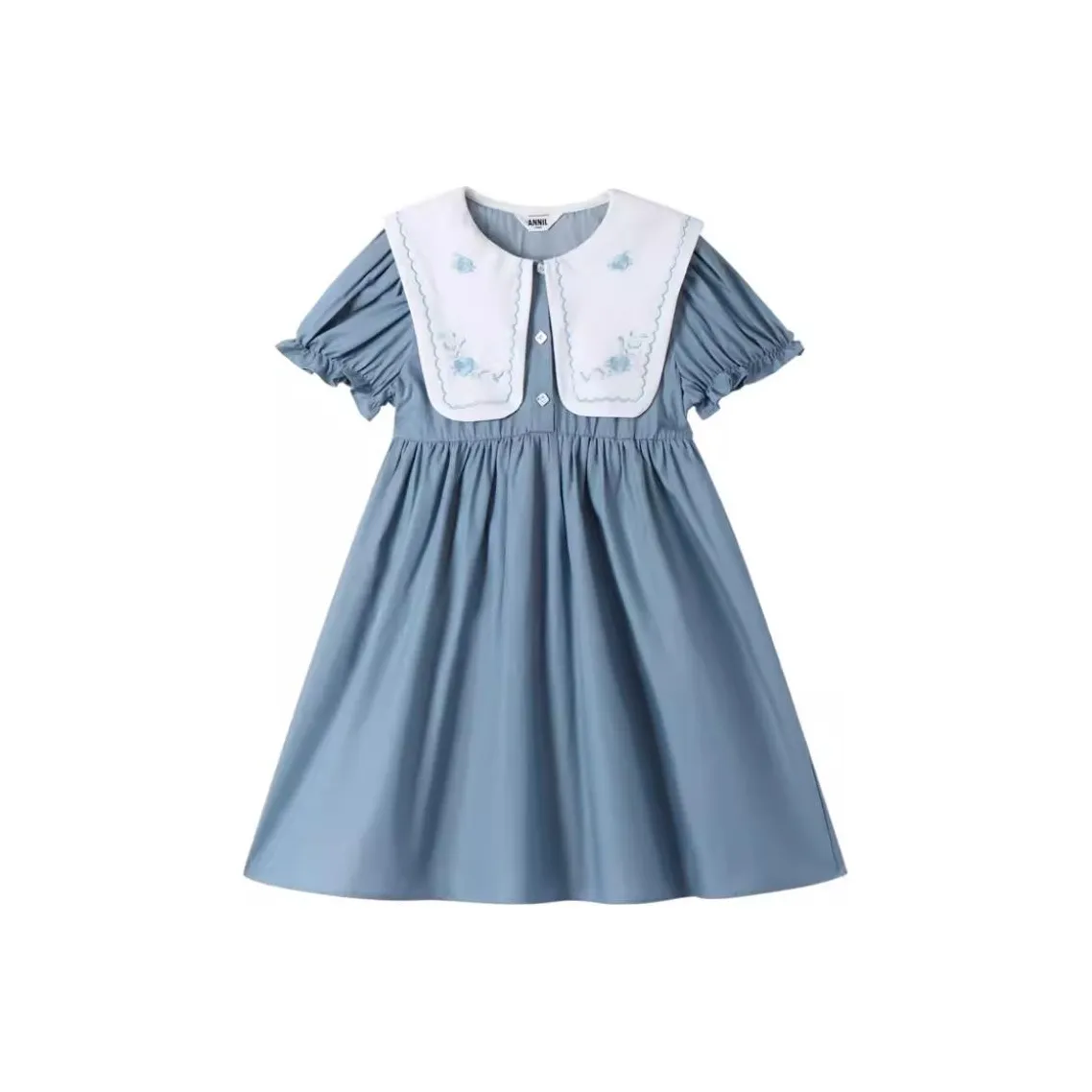 Annil Детское платье детская нить синий