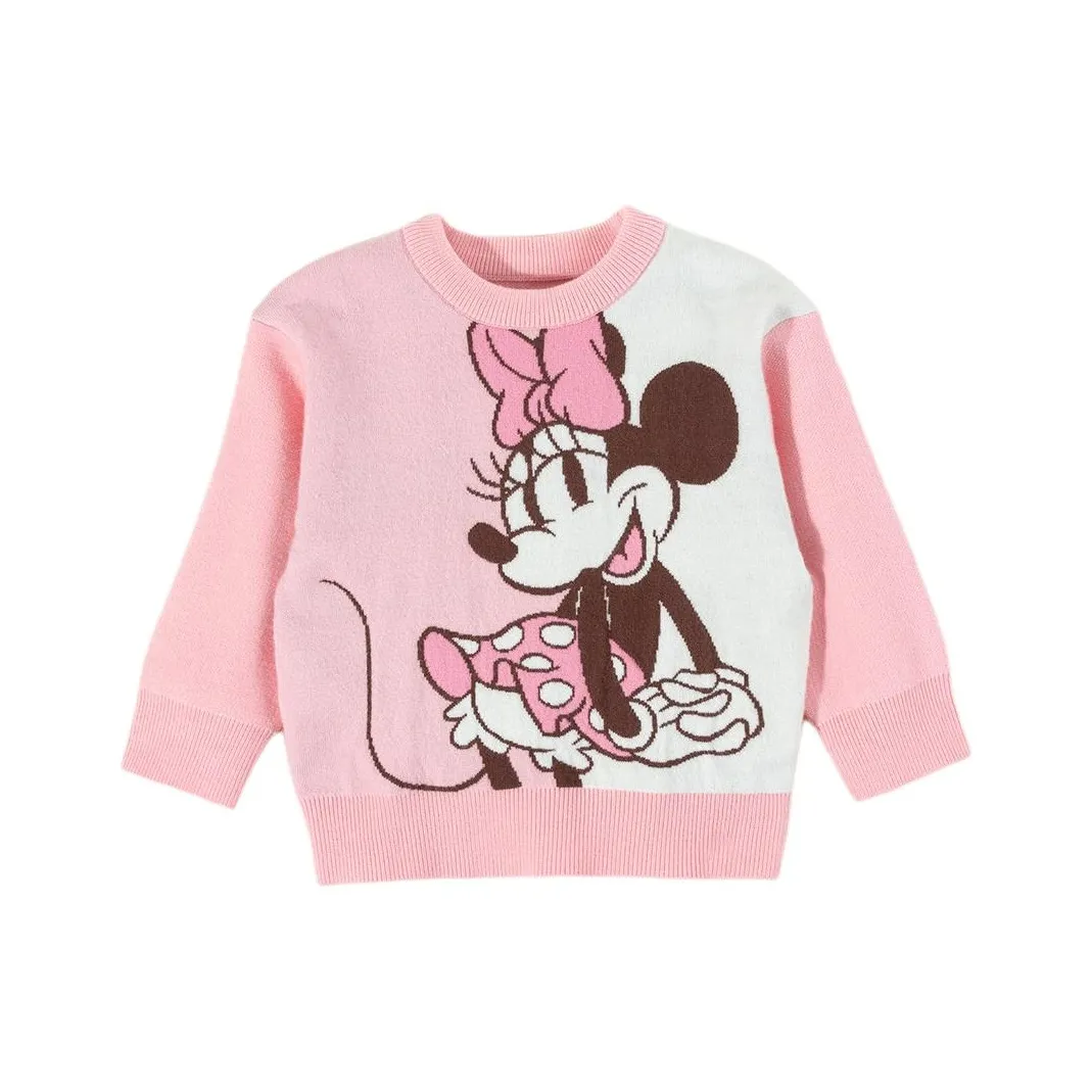 Disney Свитер Minnie Series Розовый Дети Возраст 3-7 лет