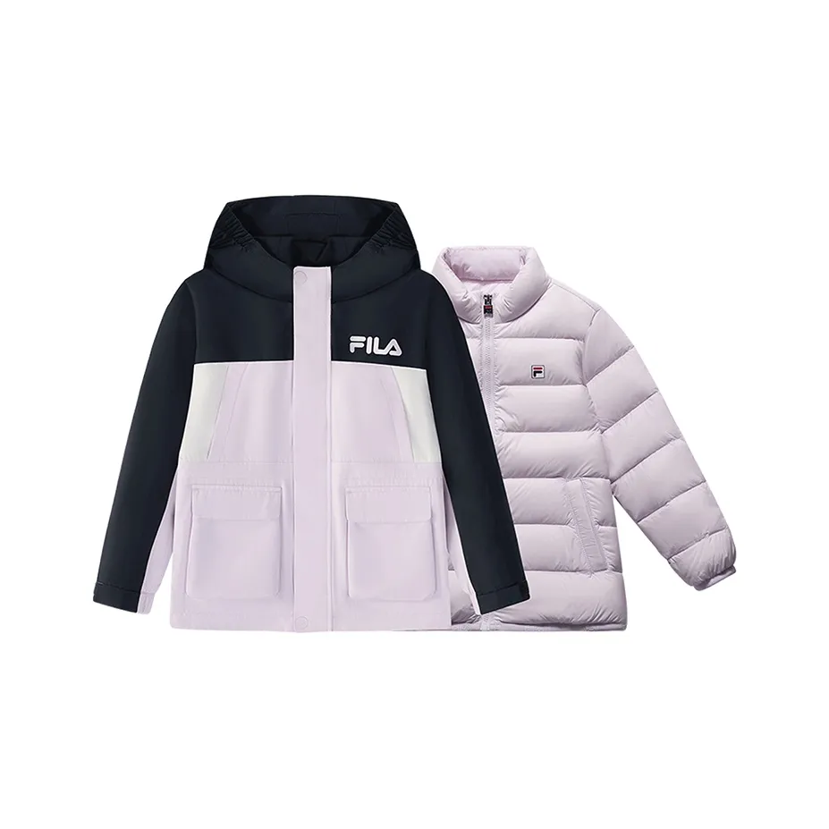 FILA KIDS Повседневная спортивная одежда Вишневый цветок Светло-розовый Дети 3-7 лет