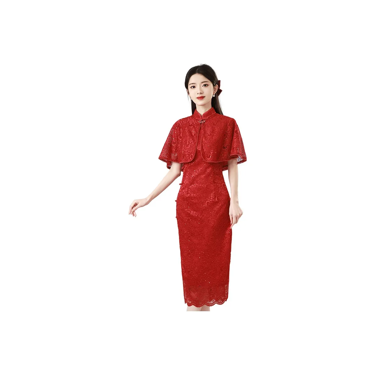 ENEESSI Cheongsams Women's Red