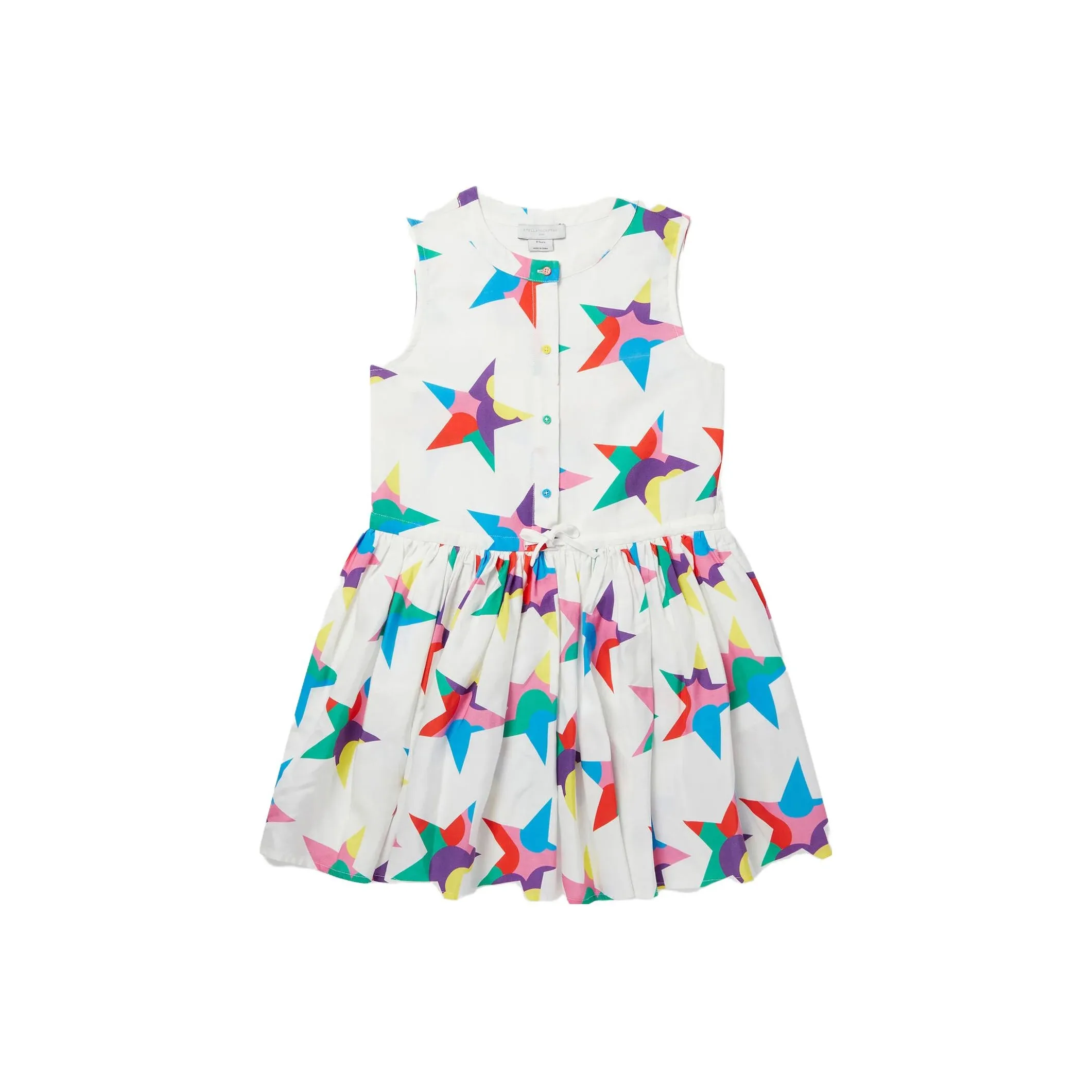 Stella McCartney Платье SS23 Белый Детский