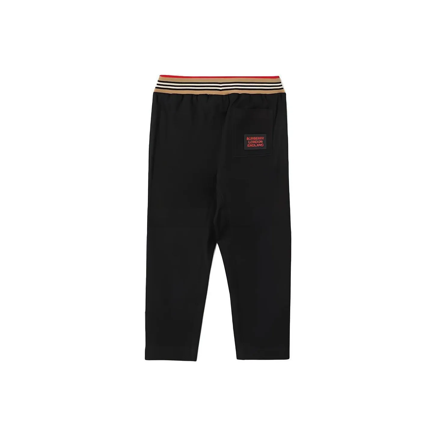 Burberry Черные Kids Спортивные брюки