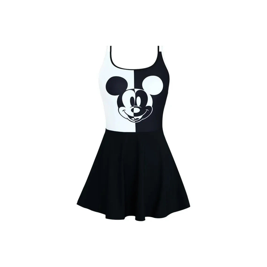 BALNEAIRE One piece Swimsuit Women's Mickey Mouse Black White