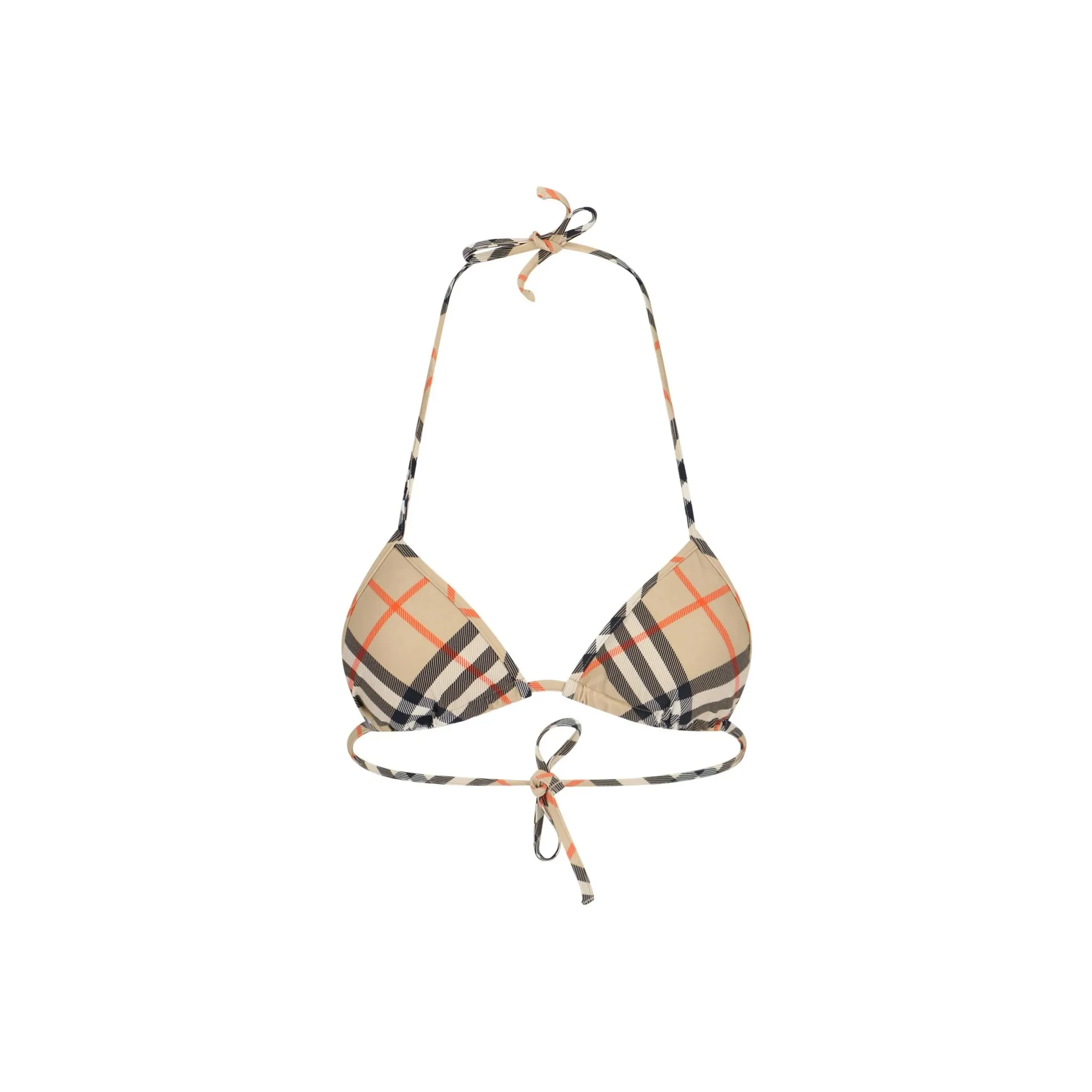 Burberry Checked Bikini Top