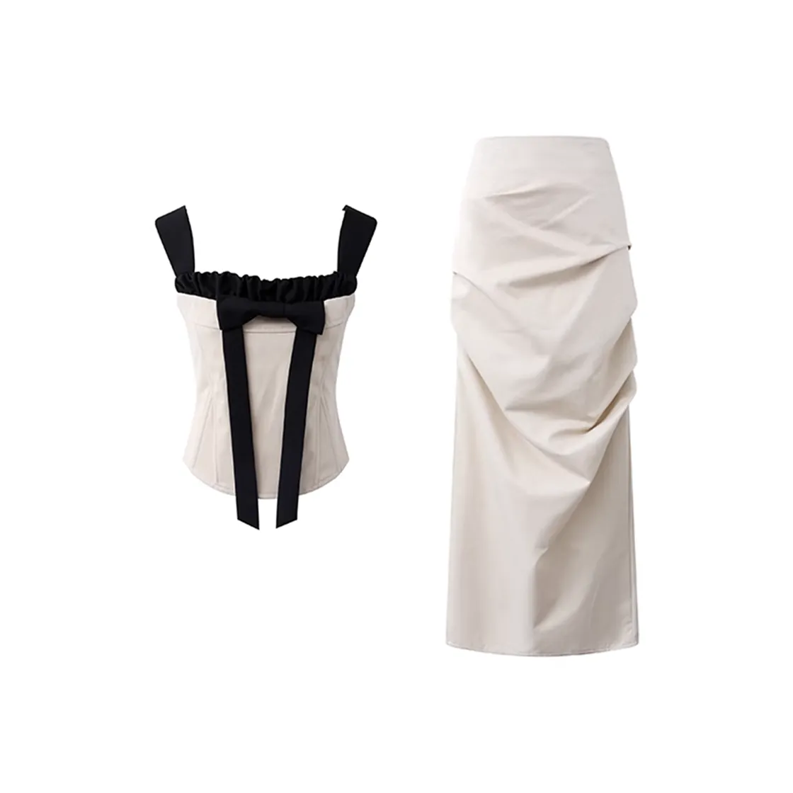 ONEPASS Комплект с юбкой Женские Бежевый