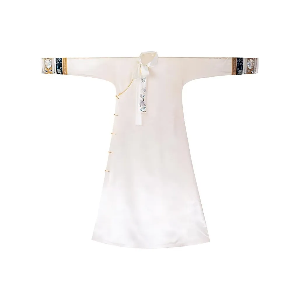 YICHENGFENGXU Чонсам Женский Бежевый Жаккард Вышивка Манжета