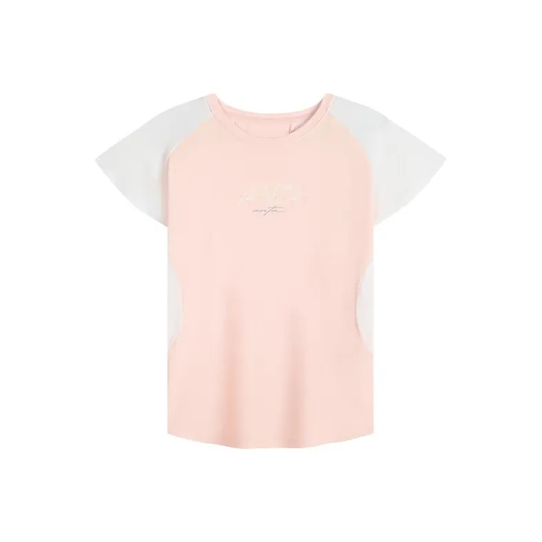Antakids T-Shirt Washed Transparent Pink Teenagers