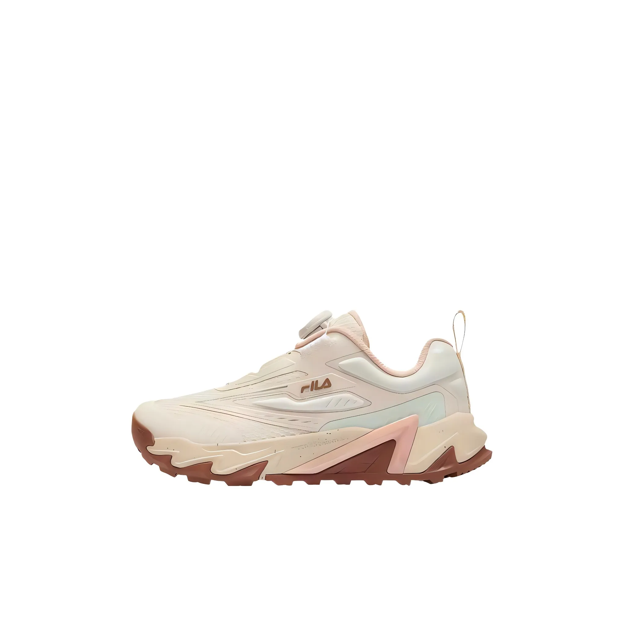 FILA KIDS Змея Леопард Обувь Устойчивая к истиранию Дышащая Детская Туристическая обувь Розовая Детская