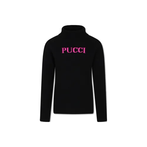 EMILIO PUCCI Черный Kids Свитеры