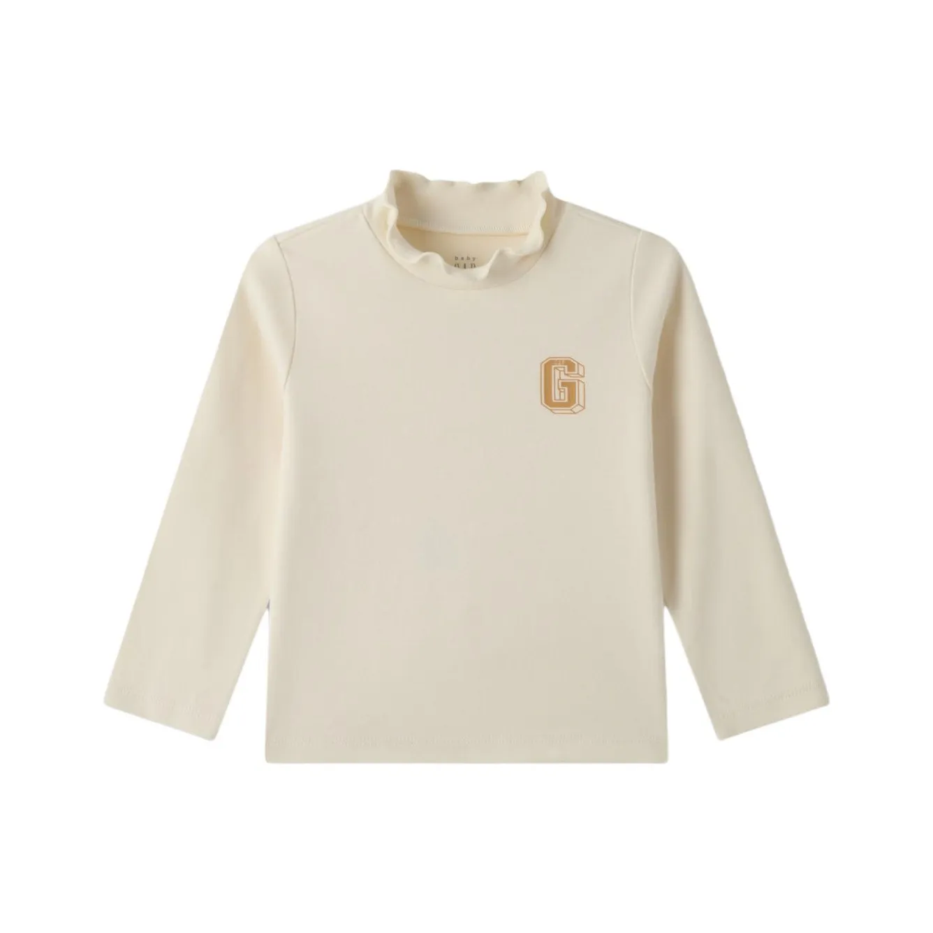 GAP совместная рубашка T слоновая кость для детей 3-7 лет